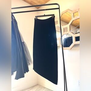 Free shipping! Elegant Black Asymmetrical Skirt